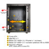 GABINETE GAMER S/ FONTE PIXXO GF5522 - Imagem 6