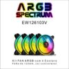 MICROVENTILADOR OLER KIT ARGB 12CM G-FIRE EW126103V - Image 3