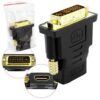 ADAPTADOR HDMI (F) X DVI D (M) 24+1 HITTO  HF/DM