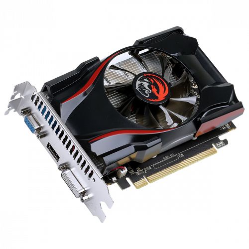 Placa de Vídeo Geforce GT 730 4GB DDR5 Pcyes Single Fan 64 Bits Saída Hdmi,  Dvi