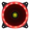MICROVENTILADOR LED GAMER PARA GABINETE 120X120MM VERMELHO VINIK VRINGR