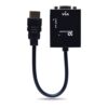 CABO CONVERSOR HDMI (M) X VGA (F) + AUDIO KETCHUP KT-5415