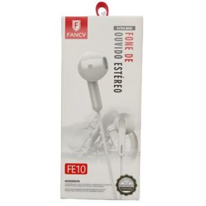 FONE DE OUVIDO 3.5MM 1.2METROS EXTRA BASS FANCY FE10