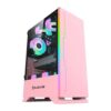 GABINETE GAMER ROSA S/FONTE BLUECASE BG-028PKB