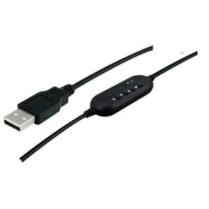 FONE DE OUVIDO USB OFFICE C/ MICROFONE 2METROS 5+ 015-0101