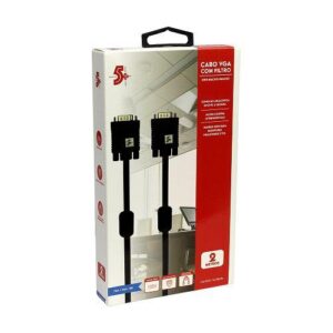 CABO VGA HD15M X HD15M 2METROS C/FILTRO +5 018-9572