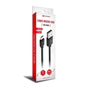CABO MICRO USB 2.0A 2METROS C3TECH CB-M20BK