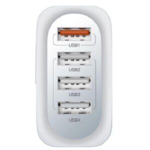 CARREGADOR PARA CELULAR C/ 4 USB QC 18W XO XO-L100(EU)
