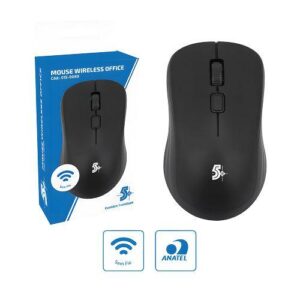 MOUSE SEM FIO WIRELESS OFFICE 2.4GHZ 1000DPI 5+ 015-0080