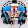 ADAPTADOR P2 3 ANEIS P/ HEADSET FONE E MICROFONE (F) KNUP KP-HM005 - Image 2