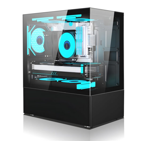 GABINETE GAMER AQUARIO S/ FONTE PIXXO CG200B