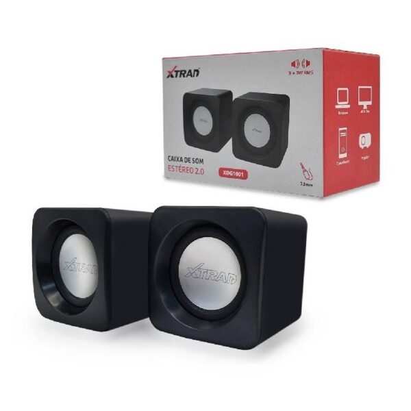 CAIXA DE SOM USB 2.0 3W RMS XTRAD XDG1001