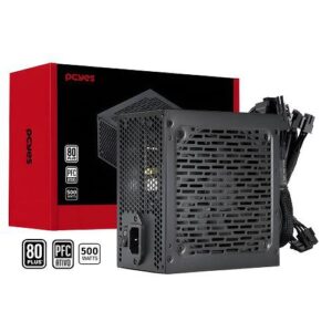 FONTE ATX 500W SHOCKER 80 PLUS WHITE PCYES PF500SHW