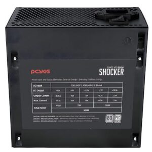 FONTE ATX 500W SHOCKER 80 PLUS WHITE PCYES PF500SHW