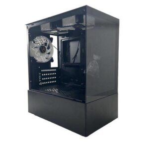 GABINETE GAMER AQUARIO C/ 3 FANS S/ FONTE PIXXO HT200B12L41