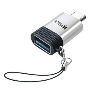 ADAPTADOR OTG USB-C MACHO X USB FEMEA HREBOS AD-208