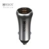 CARREGADOR VEICULAR 2 x USB-C 60W 3A HREBOS CRV-202