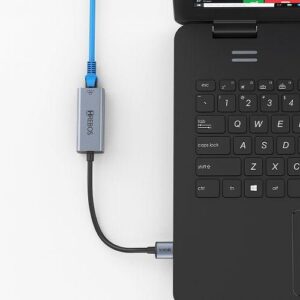 CONVERSOR USB 3.0 (M) X RJ45(F) GIGABIT HREBOS AD-216