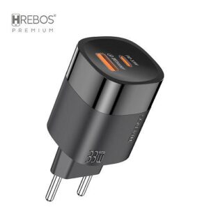 CARREGADOR PARA CELULAR 33W USB-A/USB-C HREBOS CRG-224