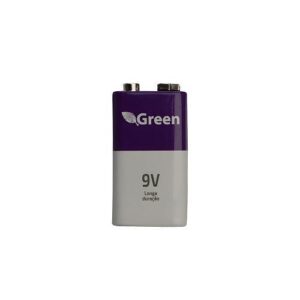 PILHA COMUN 9V 6LR61 GREEN 013-9191