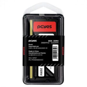 MEMORIA NOTEBOOK 8GB DDR4 2666MHZ SODIMM PCYES PM082666D4SO