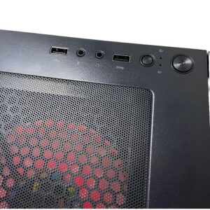 GABINETE GAMER AQUARIO PRETO C/ 3 FANS S/FONTE PIXXO CG200B