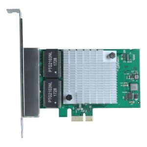 PLACA DE REDE QUAD GIGABIT PCI-E LP VINIK LC1000-4P