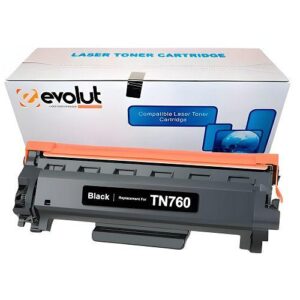 CARTUCHO TONER COMPATIVEL BROTHER TN760 EVOLUT