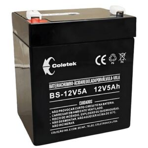 BATERIA SELADA DE CHUMBO VRLA 12V/5AH COLETEK BS-12V5A