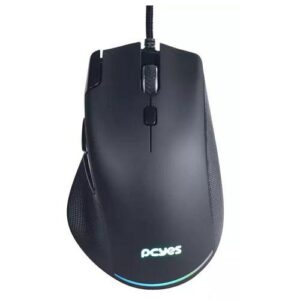 MOUSE USB GAMER ZYRON 12800 DPI 1,80METROS RGB PCYES PMGZRGB