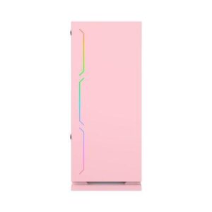 GABINETE GAMER ROSA S/FONTE BLUECASE BG-028PKB