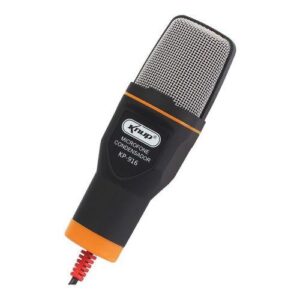 MICROFONE CONDENSADOR USB KNUP KP-916
