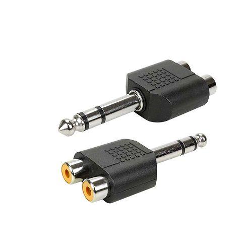 ADAPTADOR P10 (M) ESTEREO 2x RCA (F) PIX 003-0675HC