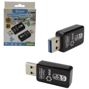ADAPTADOR USB 3.0 DUAL BAND WIFI 1300MBPS LOTUS LT-1200M
