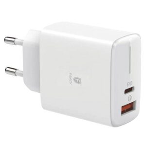 CARREGADOR PARA CELULAR USB-C/USB QC3.0 PD20W FANCY PD05