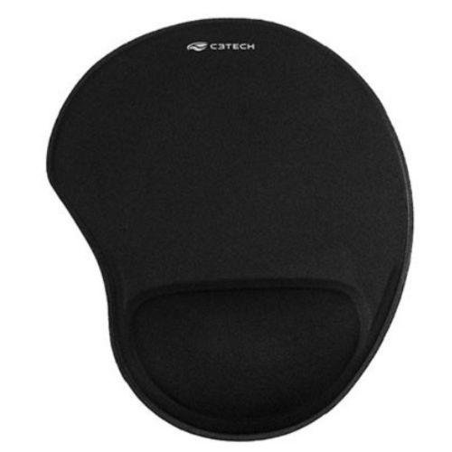 MOUSE PAD APOIO GEL PRETO C3TECH MP-50