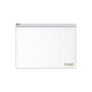 PASTA ZIPER VERSATIL CRISTAL A4 360X240MM KEEP
