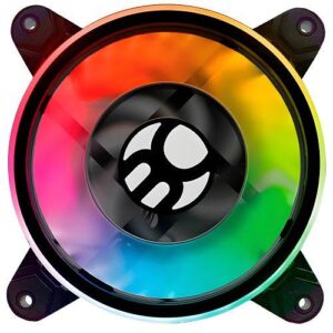 MICROVENTILADOR FAN S-LED RING SERIES CONTROLAVEL LED RGB 120MM S/CAIXA BLUECASE BFR-15RGB