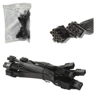 CABO ADAPTADOR PCI-E 8 PINOS (4+4) P/DUPLO (6+2) 20CM DEX CM-50