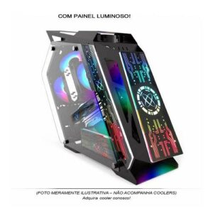 GABINETE GAMER GS LUMINE M-ATX S/ FONTE PIXXO LKL06P