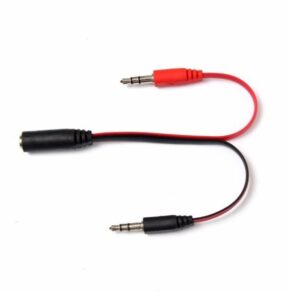 CABO P2 (M) 3 ANEIS (F) P/ HEADSET FONE E MICROFONE P2 (M) 16CM DEX P22B