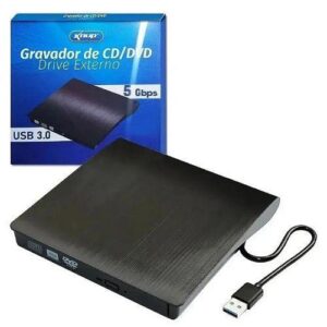 GRAVADOR CD/DVD EXTERNO USB 3.0 KNUP KP-LE300