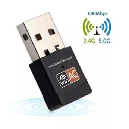ADAPTADOR USB WIFI 600MBPS DUAL BAND UAC09