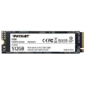 SSD M.2 NVME 2280 512GB P300 M.2 PCIE GEN 3X4 PATRIOT