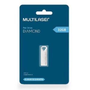 PEN DRIVE 32GB USB 2.0 DIAMOND MULTILASER PD851