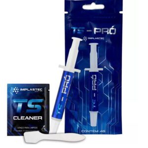 PASTA TERMICA THERMAL CINZA 4G 6,2W/MK IMPLASTEC TS-PRO
