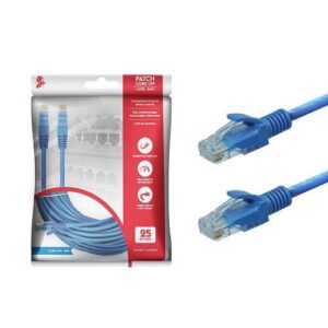 CABO DE REDE PATCH CORD CAT5E AZUL 25METROS 5+ 018-1064