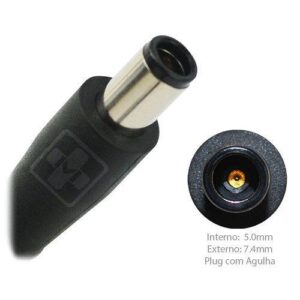 FONTE ALI. NOTEBOOK DELL 19.5V 3.34A 7.4X5.0 PA-12 FT0016