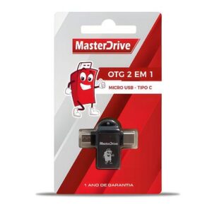 ADAPTADOR OTG USB-C (M) MICRO USB (M) USB A(F) MASTERDRIVE M-800