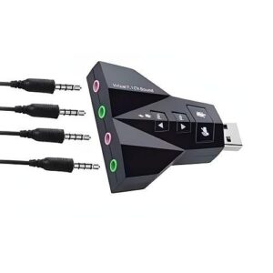 PLACA DE SOM USB 2.0 3D VIRTUAL 7.1  C/ 2 ENTRADAS XTRAD XT2031